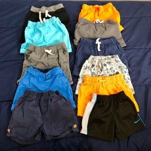 Various brands of boys 2t shorts